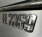 Chrome Boat Registration Numbers Sleek Style Emblem 16 PCS